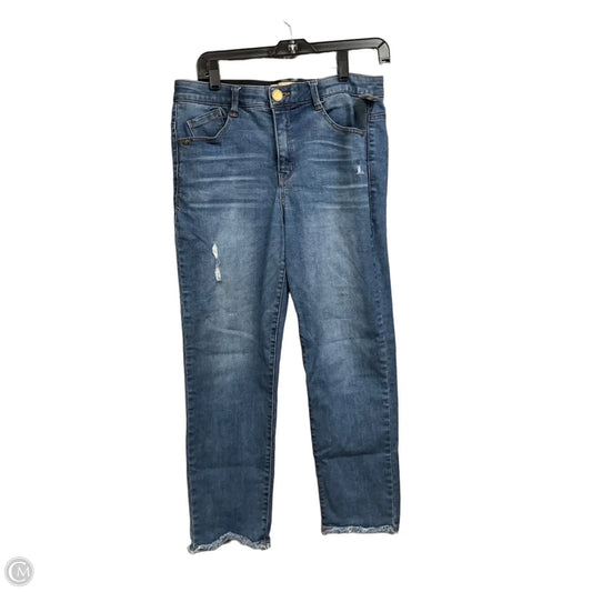 Jeans Straight By Democracy In Blue Denim, Size: 8