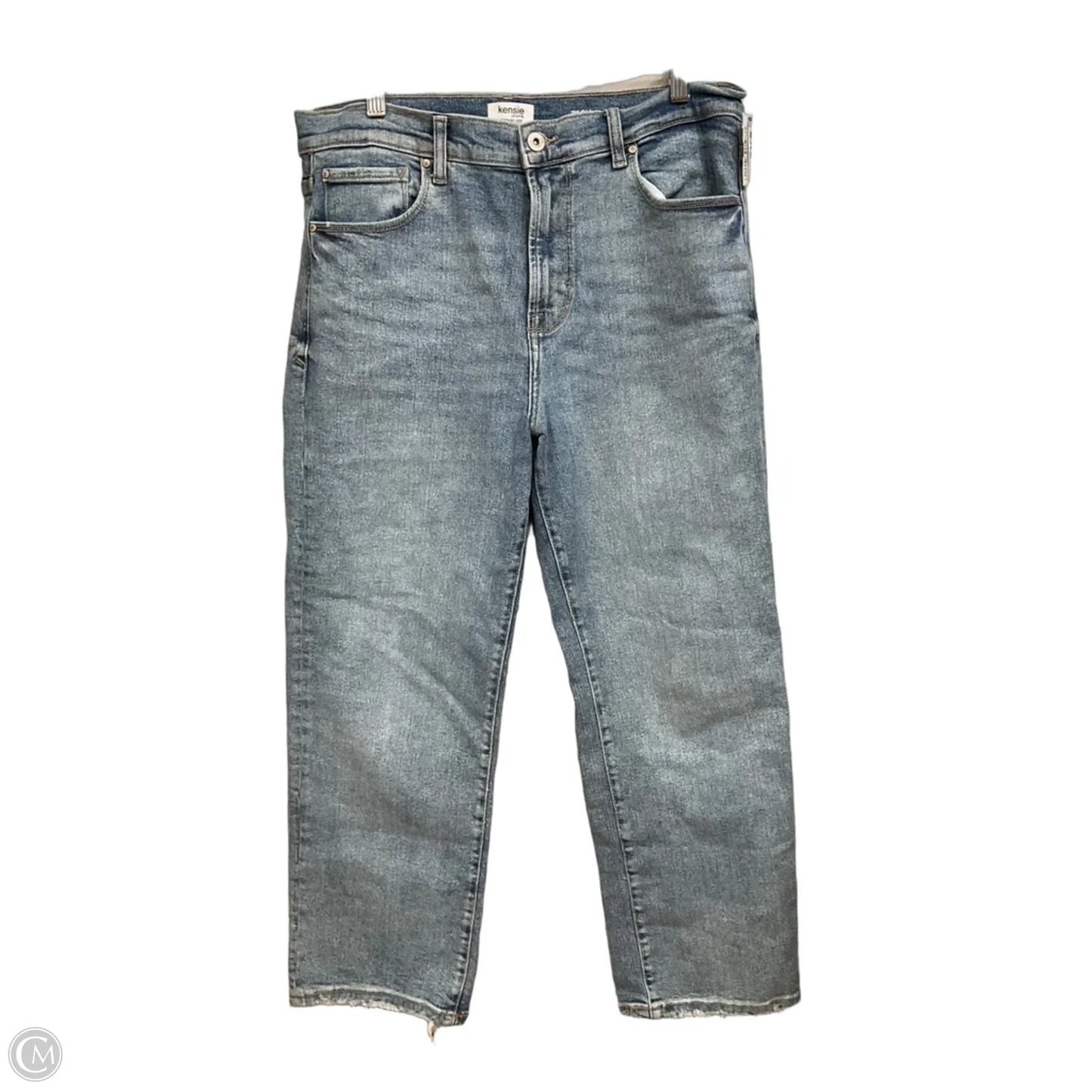 Jeans Straight By Kensie In Blue Denim, Size: 12