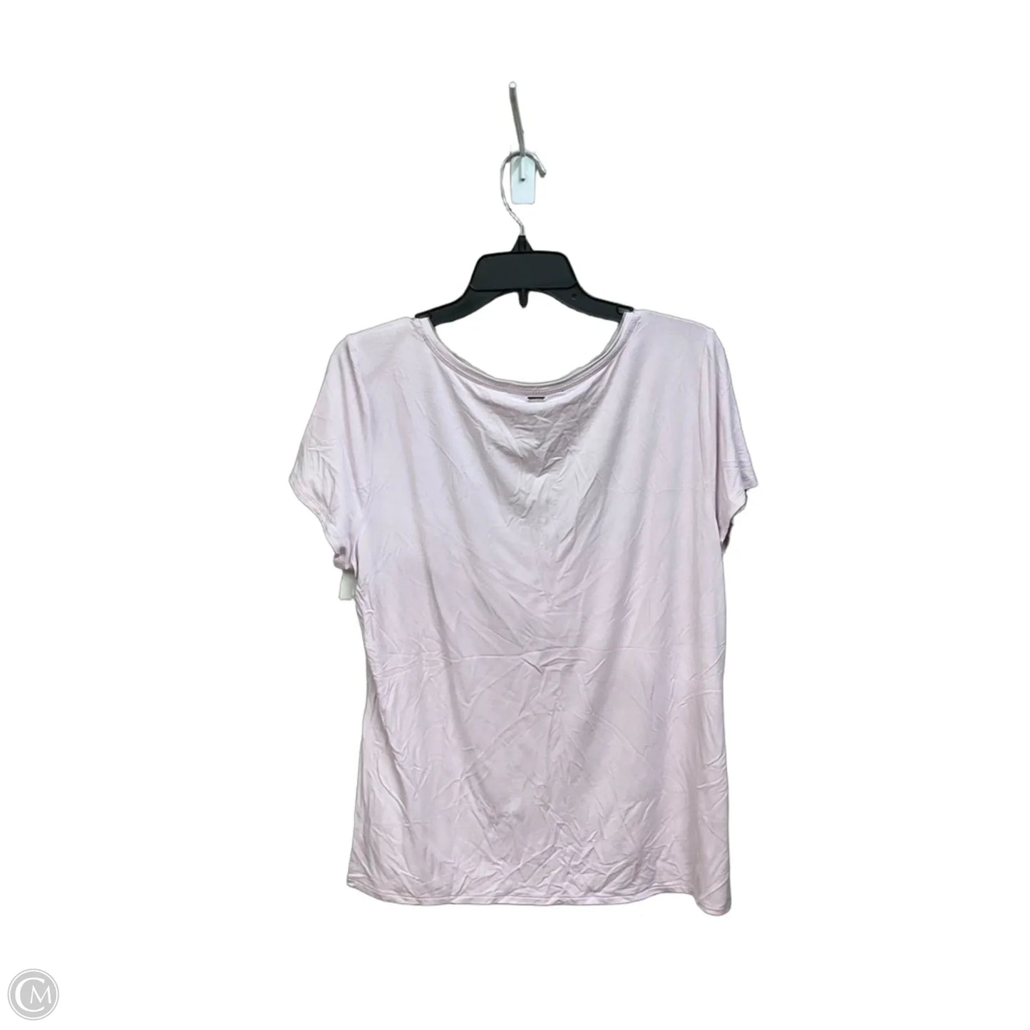 Top Short Sleeve By White House Black Market In Purple, Size: Xl