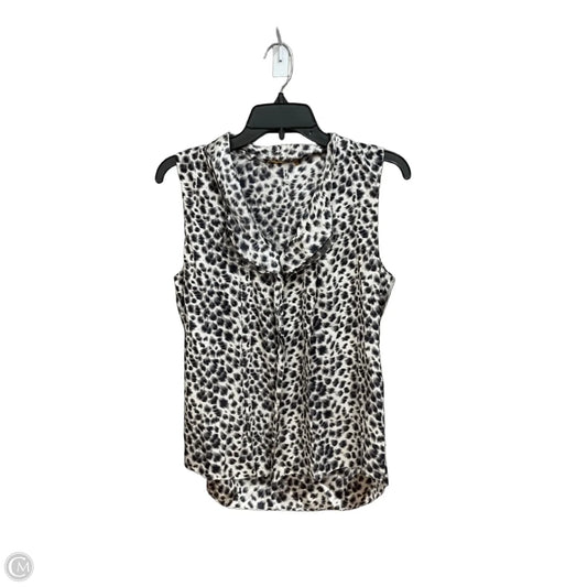 Top Sleeveless By Elie Tahari In Animal Print, Size: M