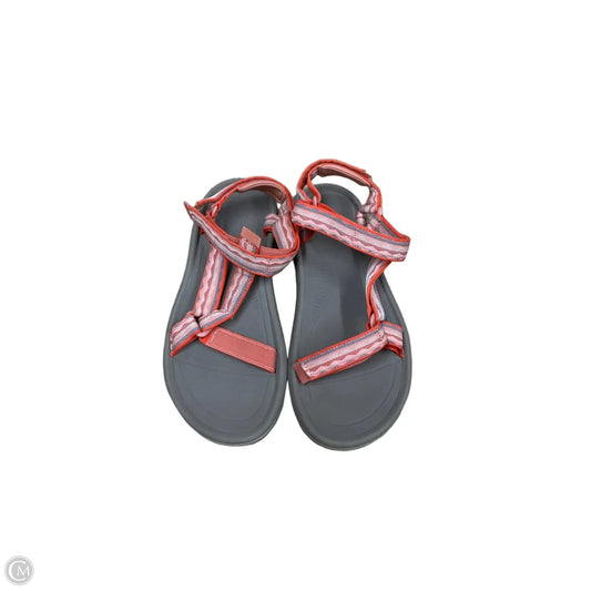 Sandals Flats By Teva In Multi-colored, Size: 11