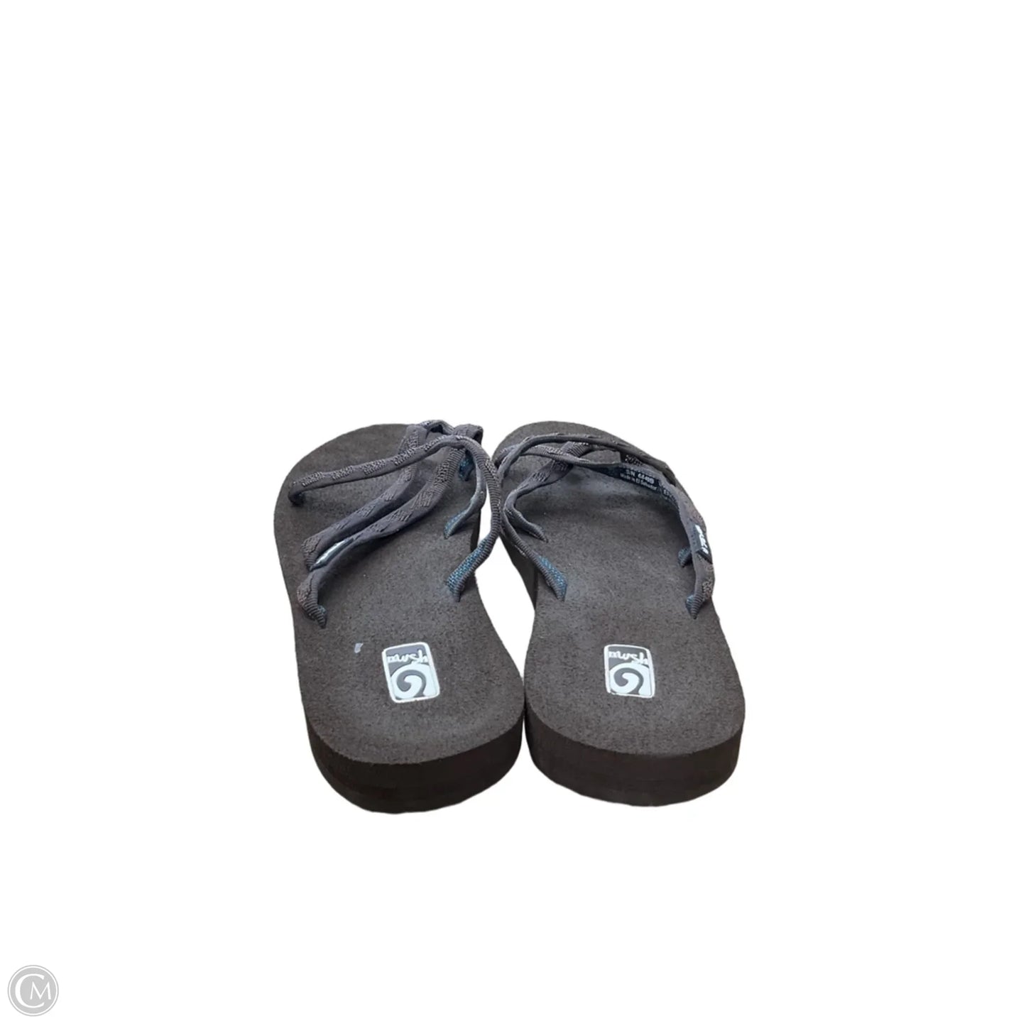 Sandals Flip Flops By Teva In Brown, Size: 9