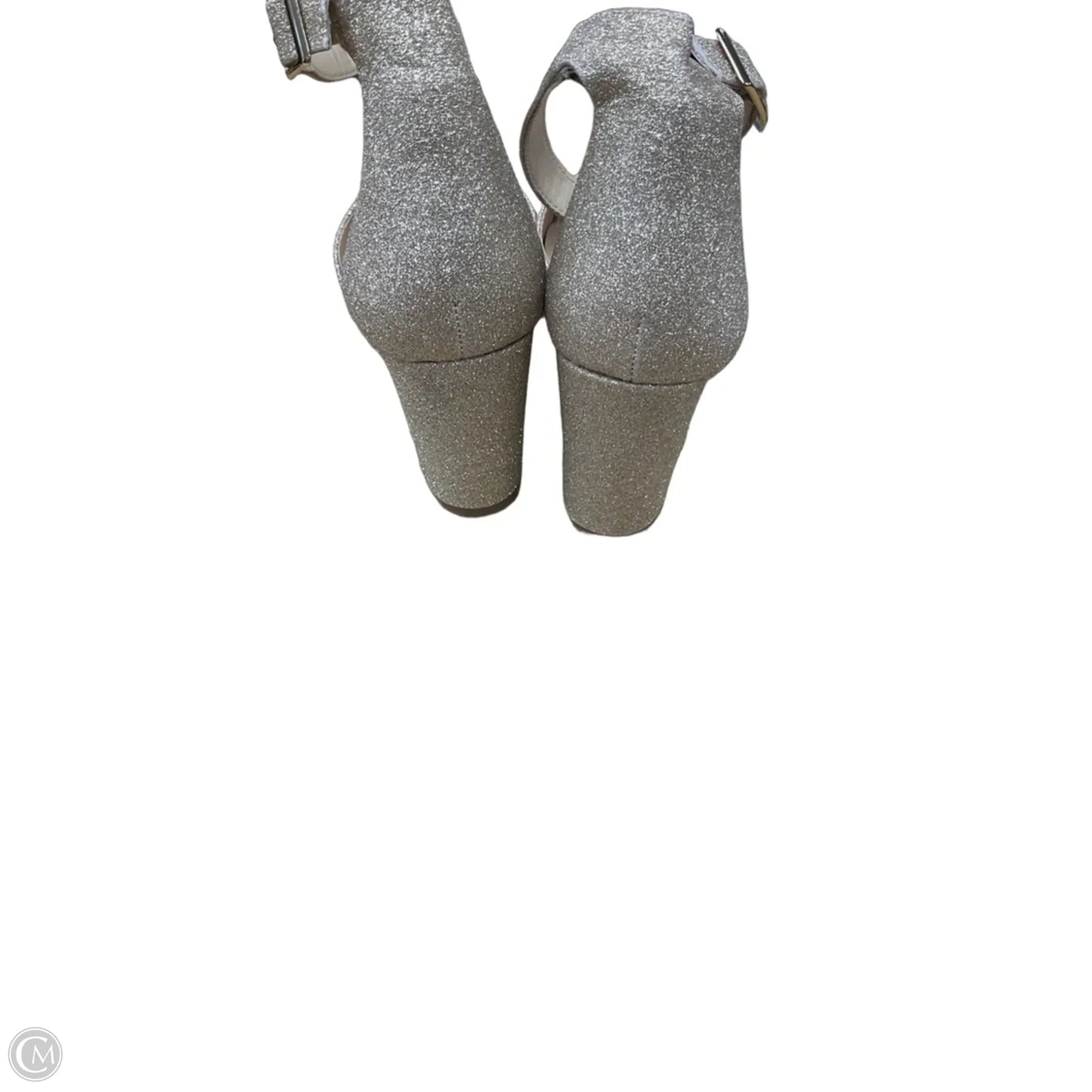 Shoes Heels Block By Clothes Mentor In Gold, Size: 8