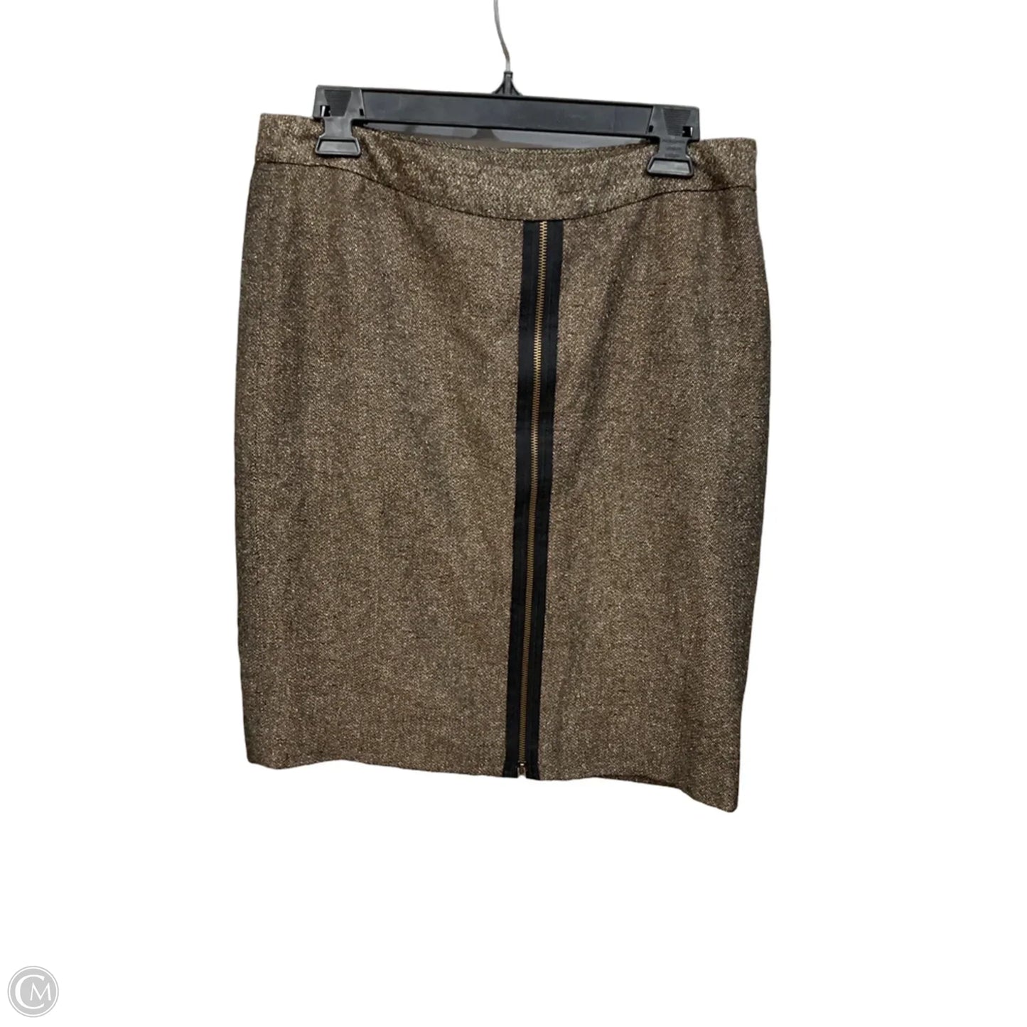 Skirt Midi By Cato In Brown, Size: 10