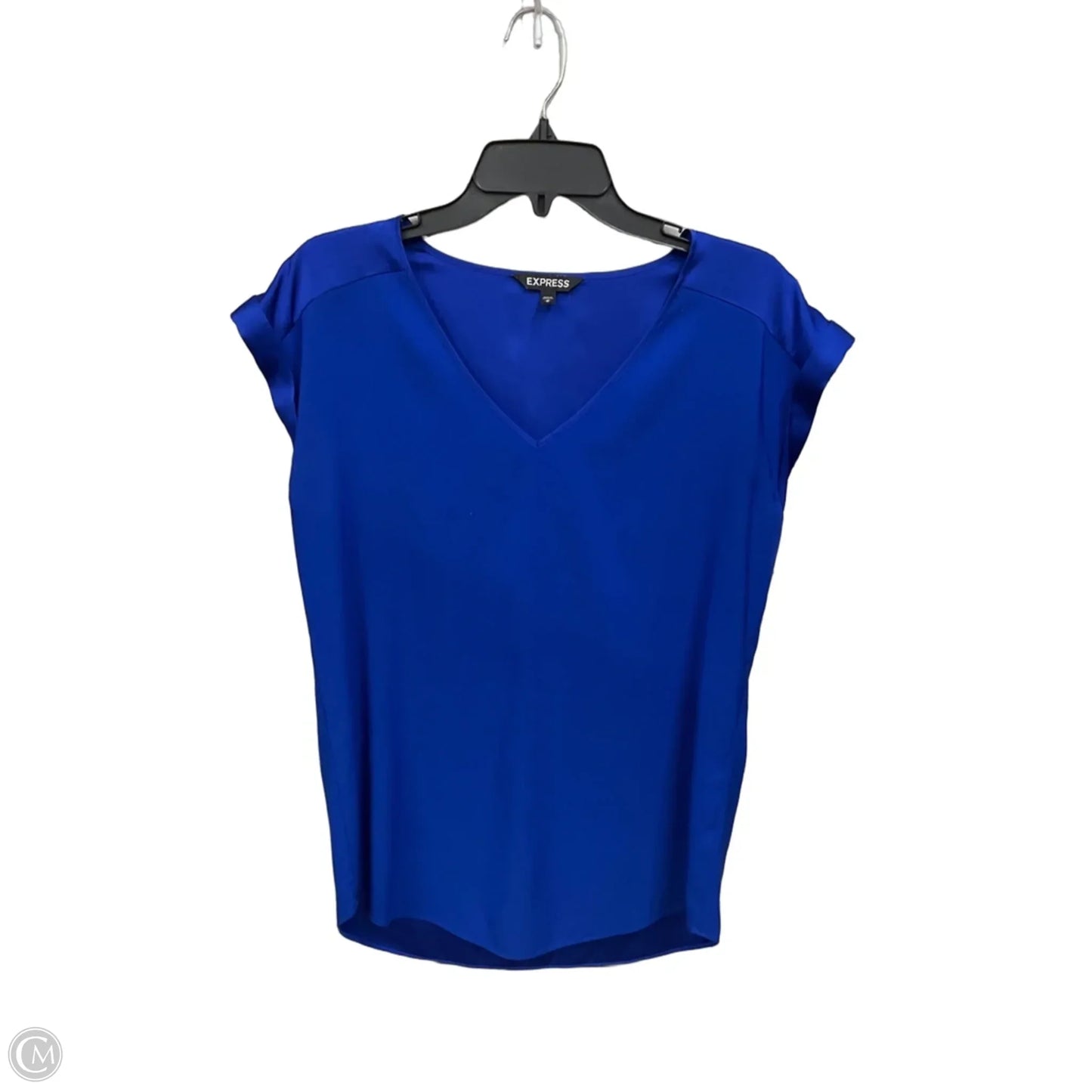 Top Sleeveless By Express In Blue, Size: M