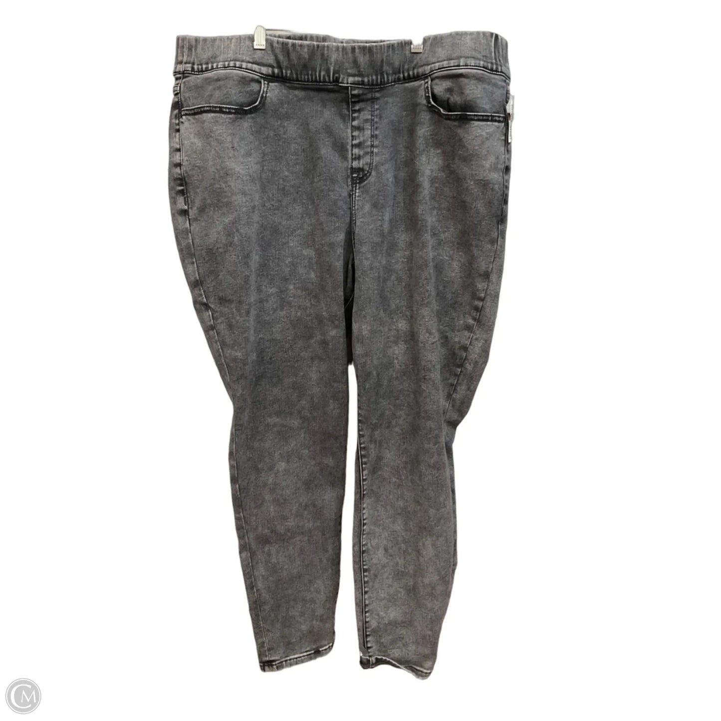 Jeans Jeggings By Lane Bryant In Grey Denim, Size: 22