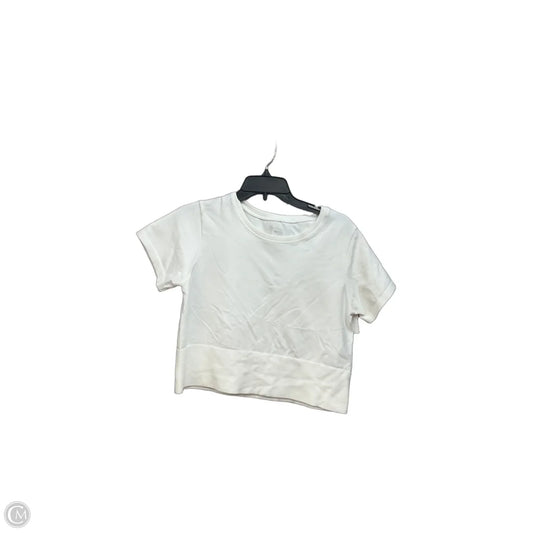 Athletic Top Short Sleeve By Offline In White, Size: Xl