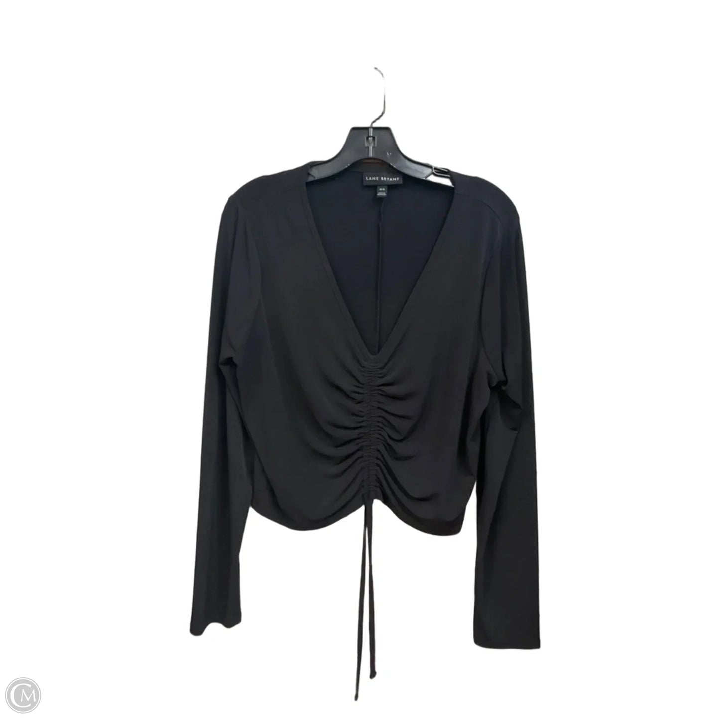 Top Long Sleeve By Lane Bryant In Black, Size: Xl