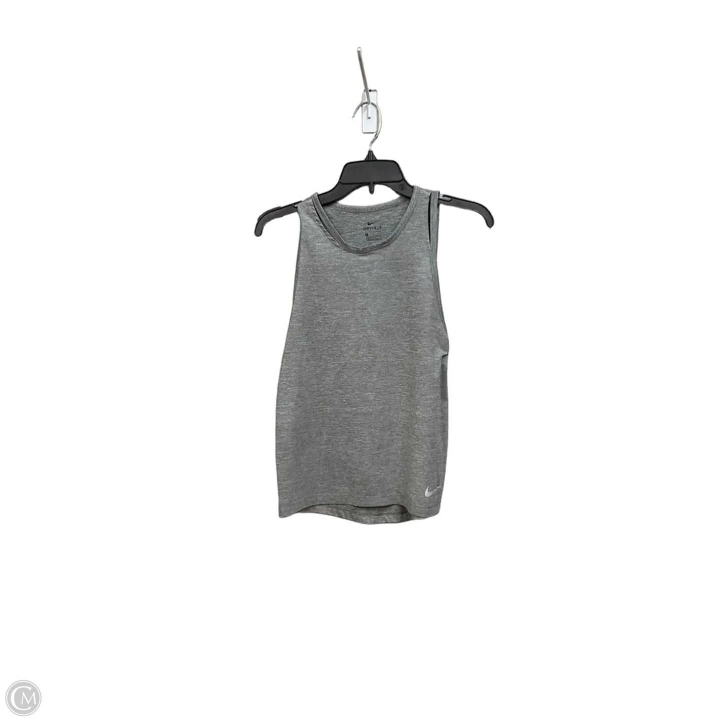 Athletic Tank Top By Nike Apparel In Grey, Size: S