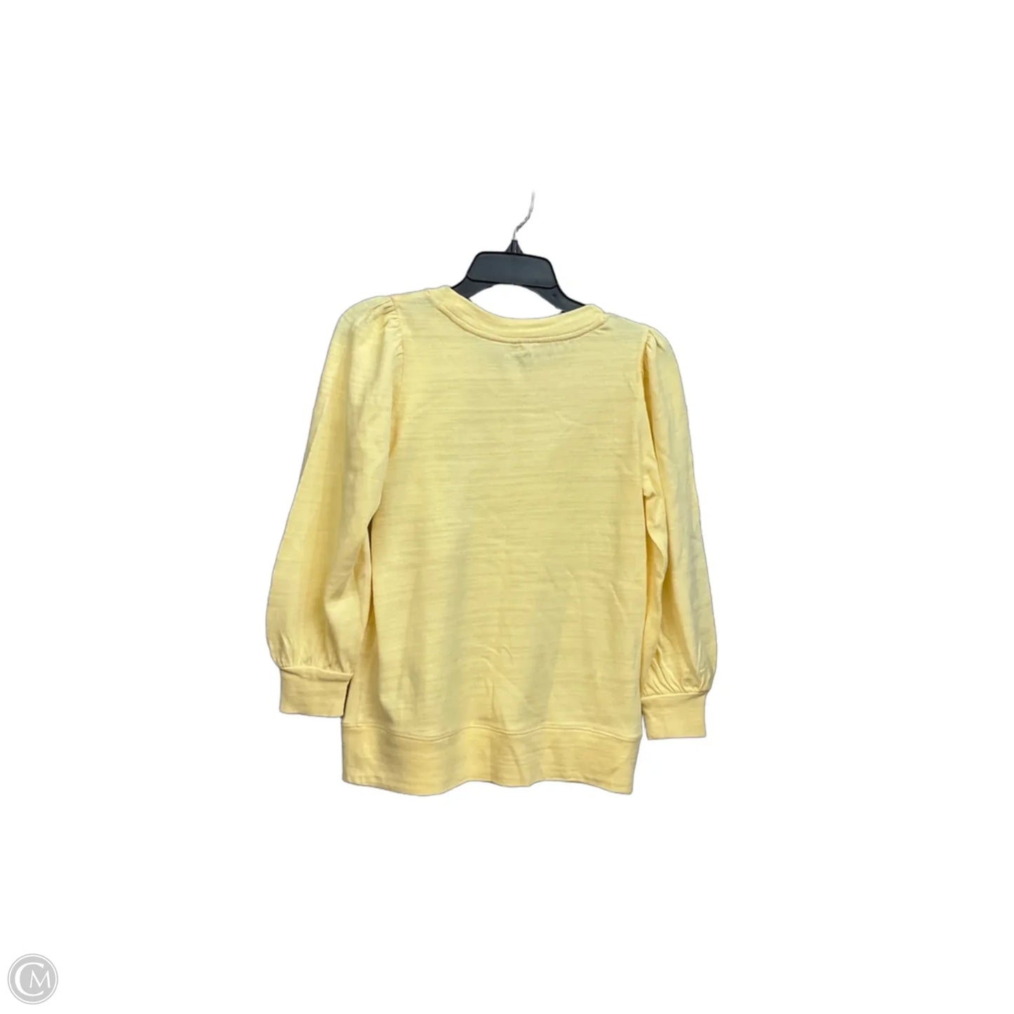 Top Long Sleeve By Loft In Yellow, Size: Xs