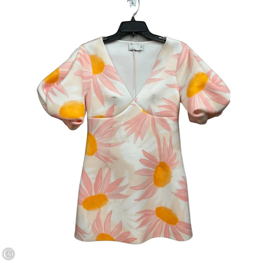Dress Casual Short By Asos In Floral Print, Size: M