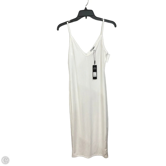 Dress Casual Midi By Fashion Nova In White, Size: L