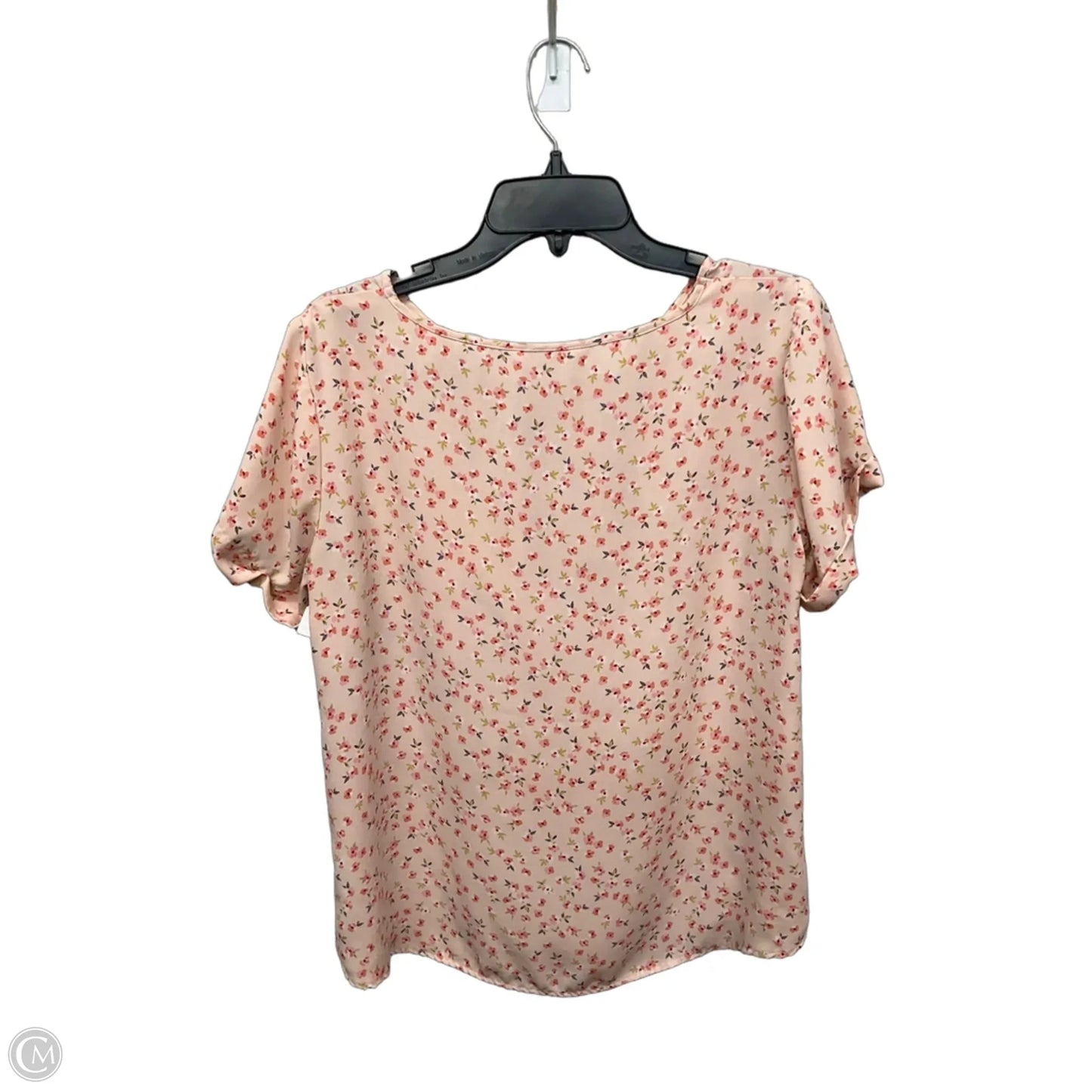 Top Short Sleeve By Lc Lauren Conrad In Floral Print, Size: M