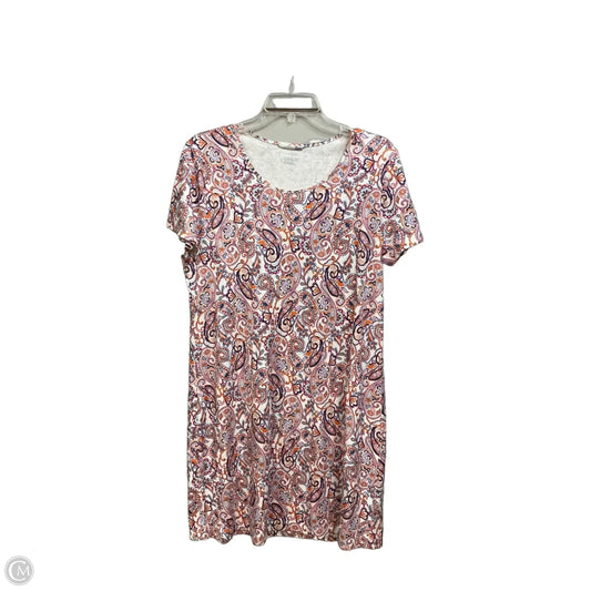 Dress Casual Short By Lands End In Paisley Print, Size: L