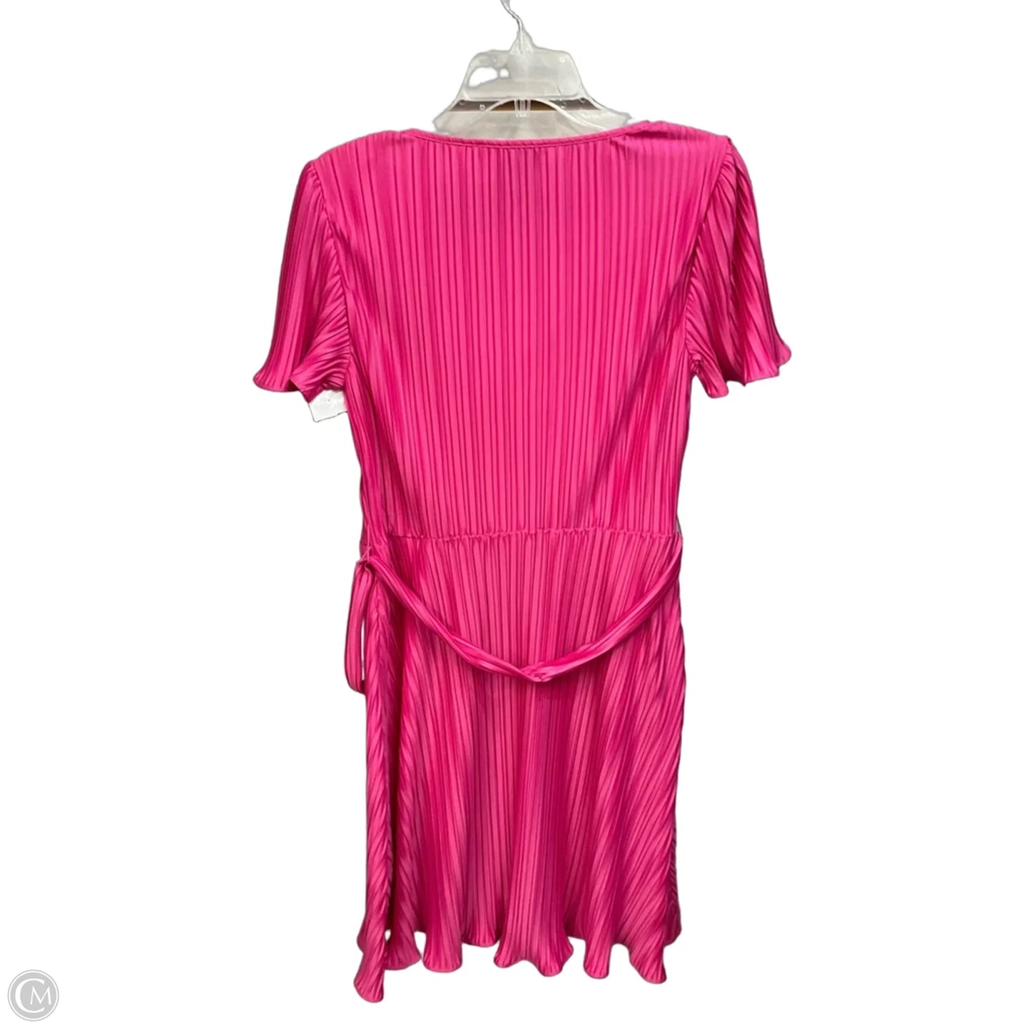 Dress Casual Short By Dkny In Pink, Size: L