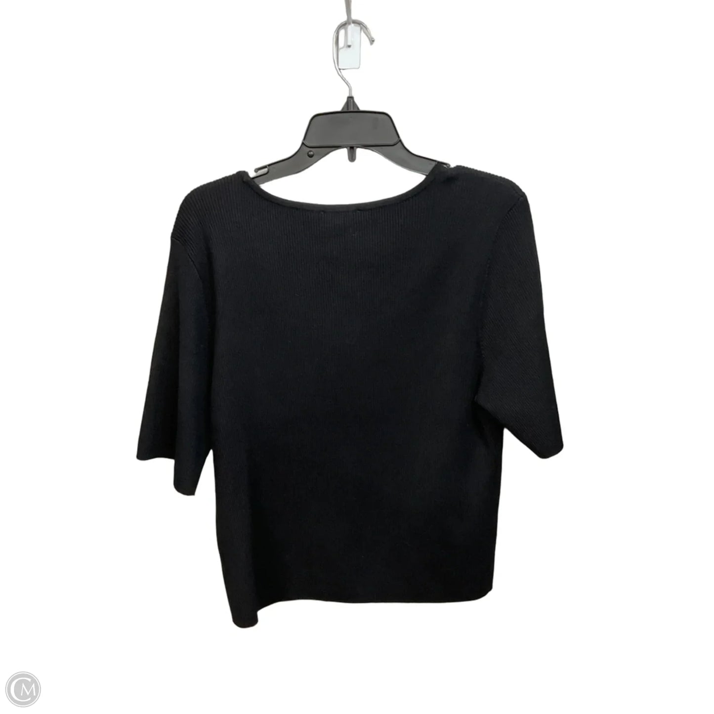 Top Short Sleeve By Marled In Black, Size: Xl