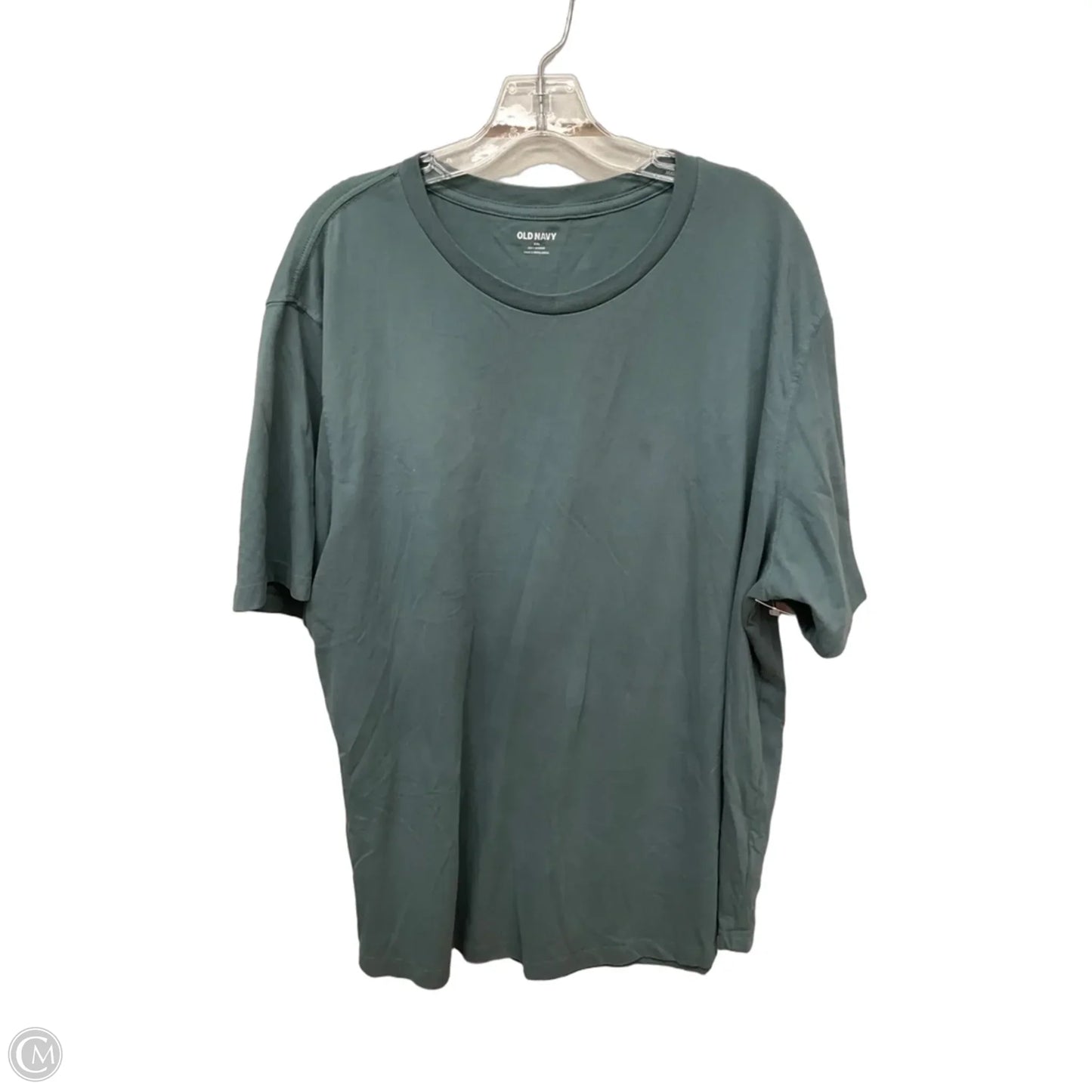 Top Short Sleeve Basic By Old Navy In Green, Size: Xxl