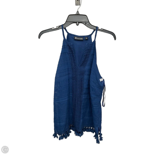 Top Sleeveless By New York And Co In Blue, Size: M