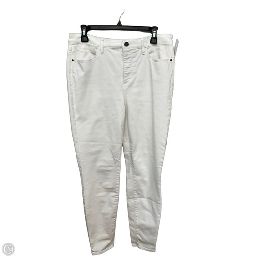 Jeans Jeggings By Talbots In White Denim, Size: 8