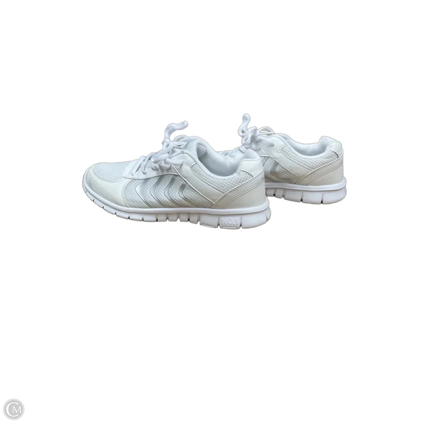 Shoes Athletic By Clothes Mentor In White, Size: 6.5