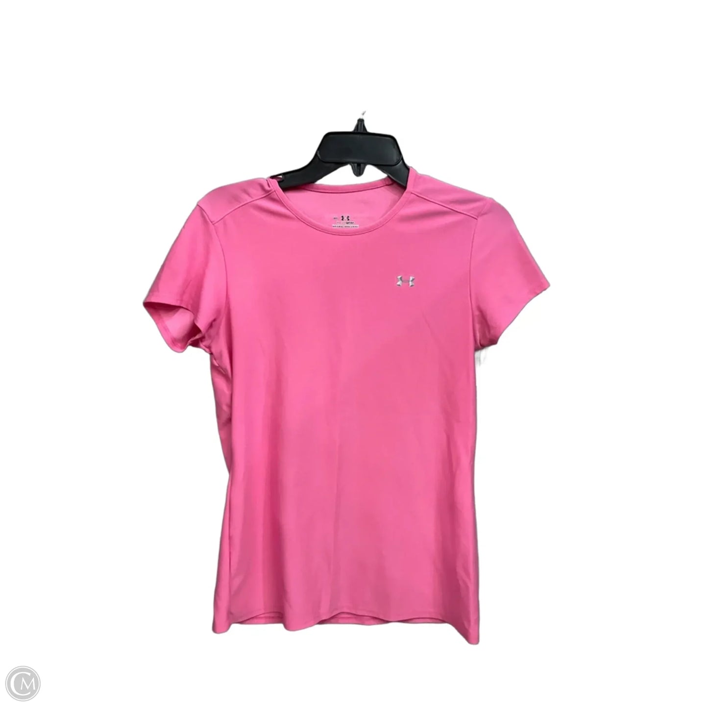 Athletic Top Short Sleeve By Under Armour In Pink, Size: S