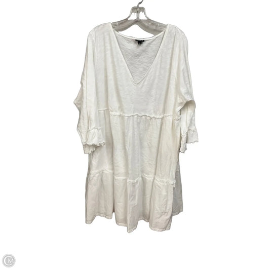 Dress Casual Short By Torrid In White, Size: 4x