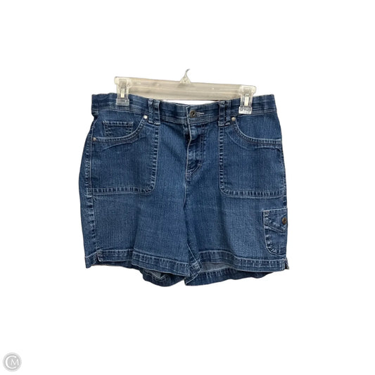 Shorts By Gloria Vanderbilt In Blue & Brown, Size: 8