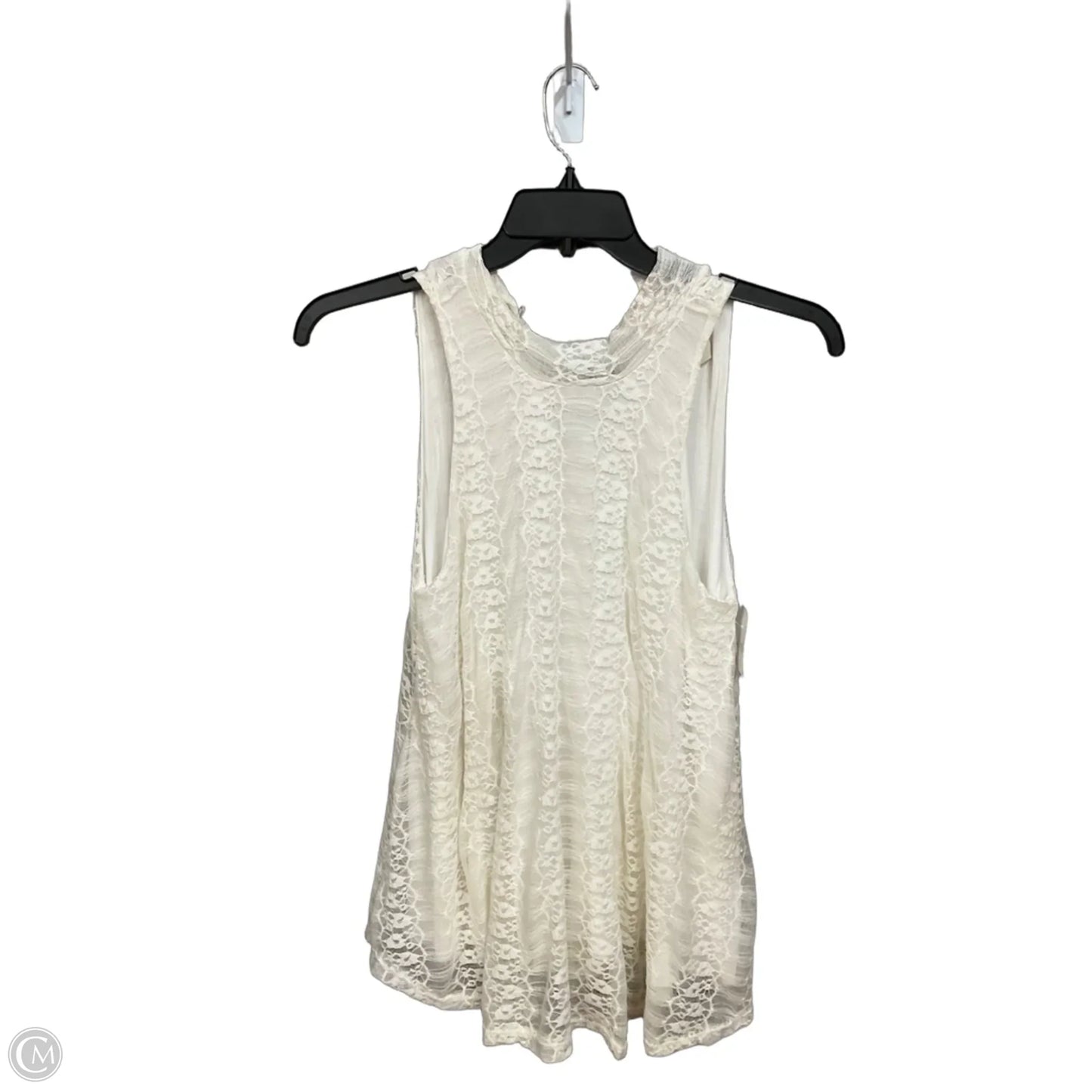 Top Sleeveless By Allison Joy In Cream, Size: M