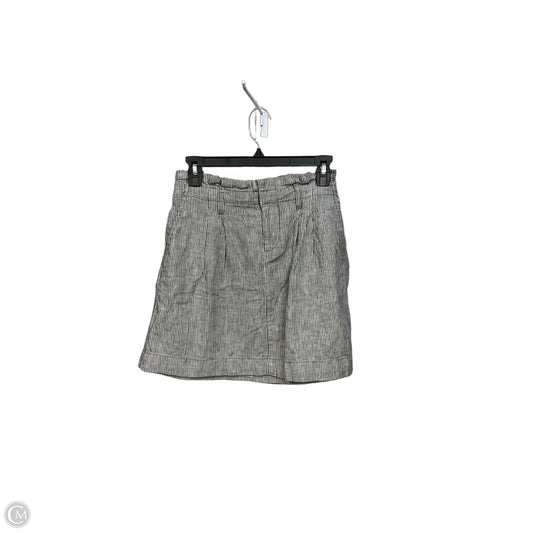 Skirt Mini & Short By Loft In Striped Pattern, Size: 0