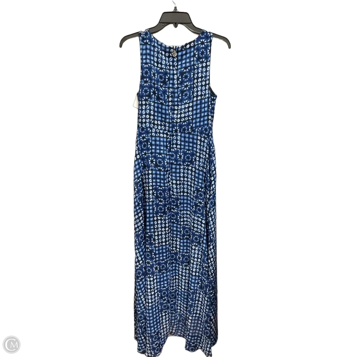 Dress Casual Maxi By Tommy Hilfiger In Blue & White, Size: S