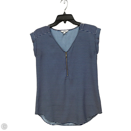 Top Sleeveless By Express In Striped Pattern, Size: Xs