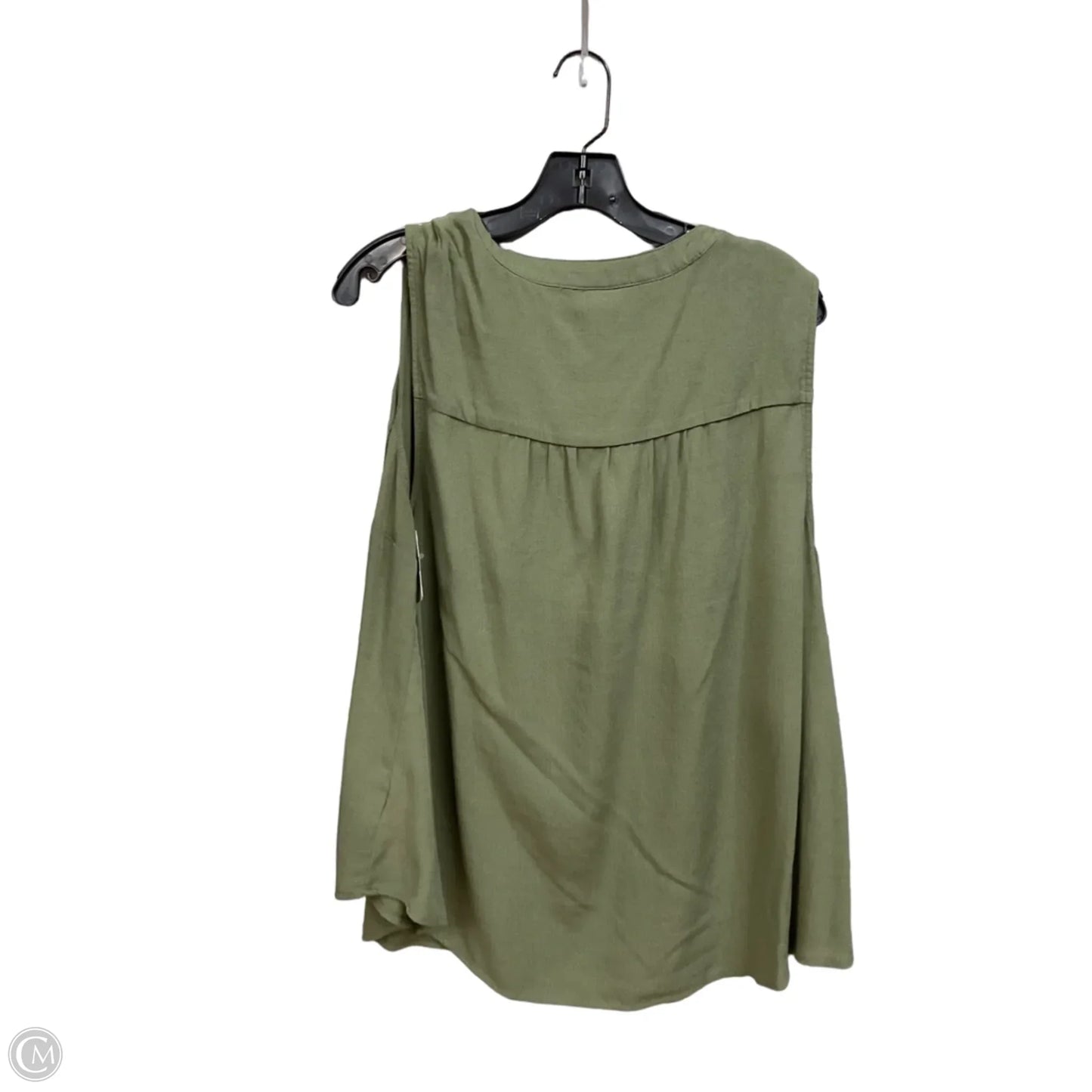 Top Sleeveless By Torrid In Green, Size: 2x