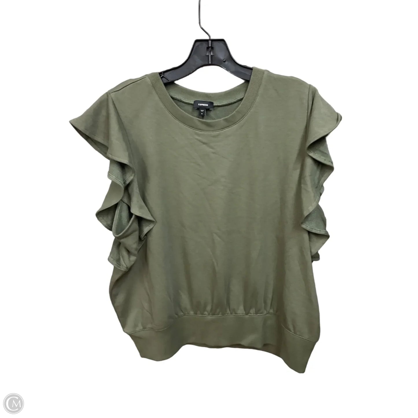 Top Sleeveless By Express In Green, Size: Xl