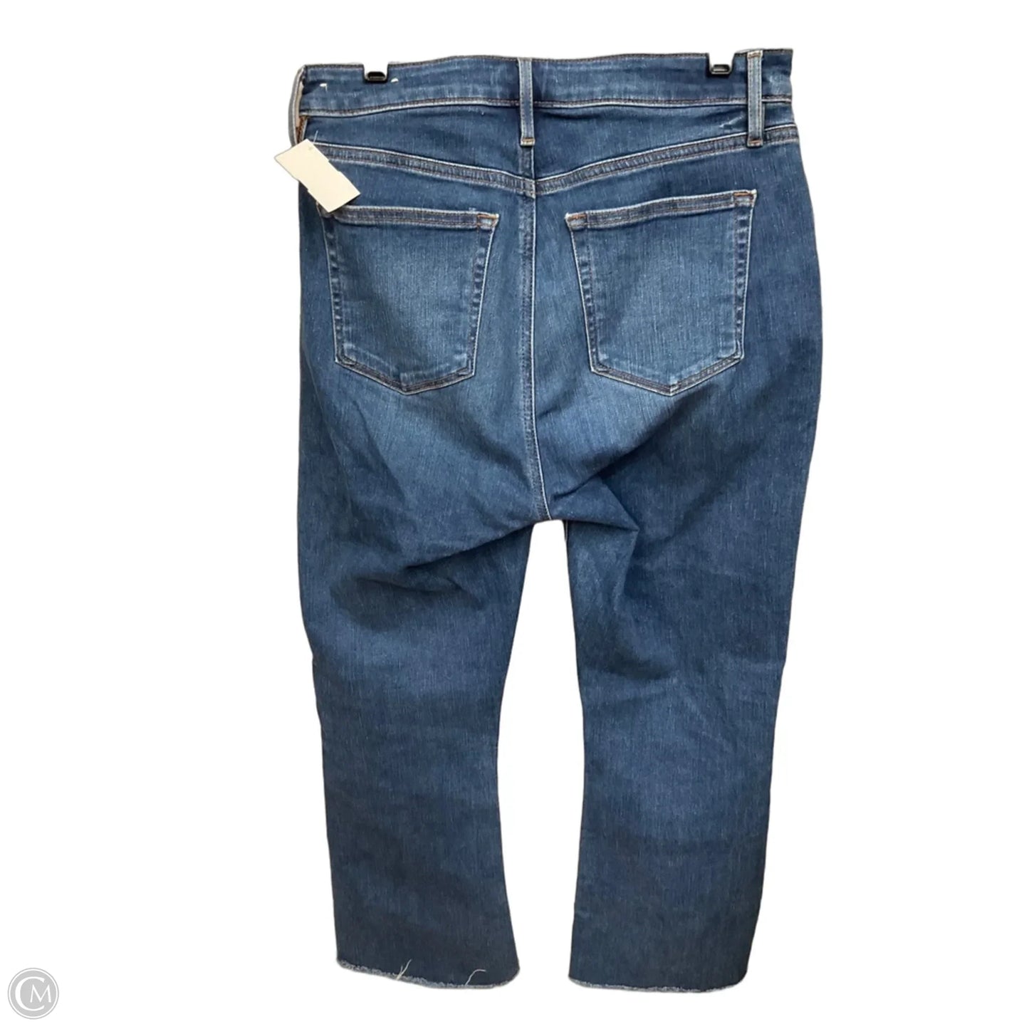 Jeans Flared By Loft In Blue Denim, Size: 10