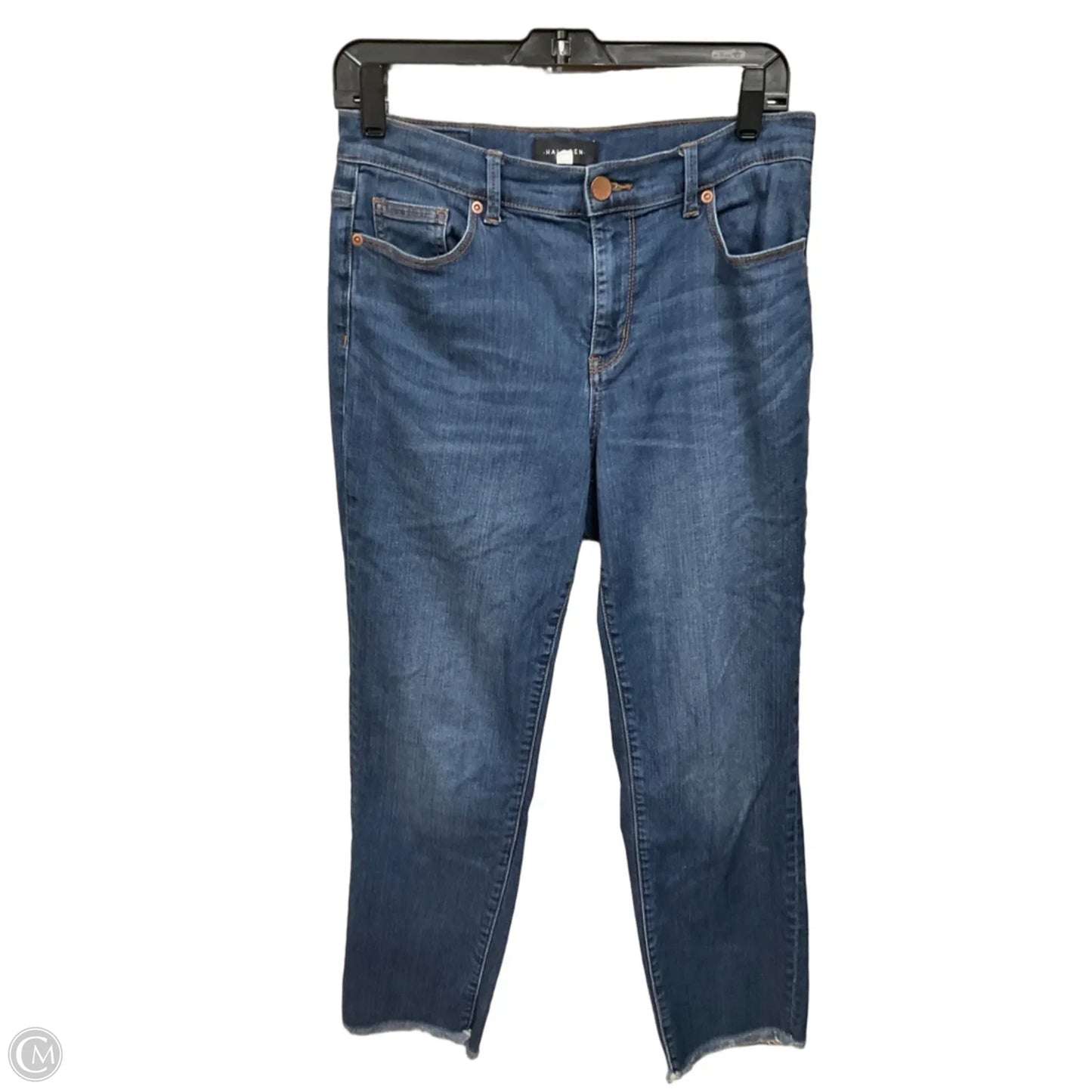 Jeans Straight By Halogen In Blue Denim, Size: 6