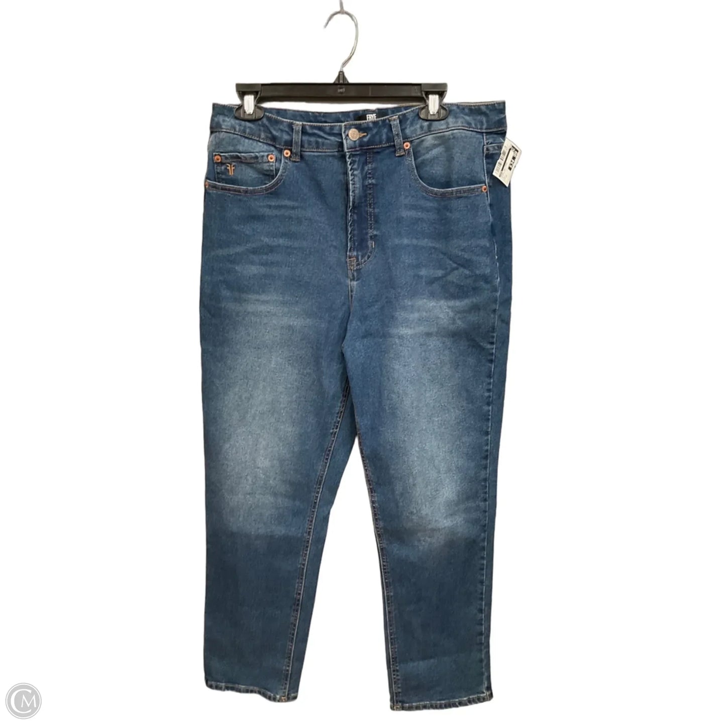 Jeans Designer By Frye In Blue Denim, Size: 12