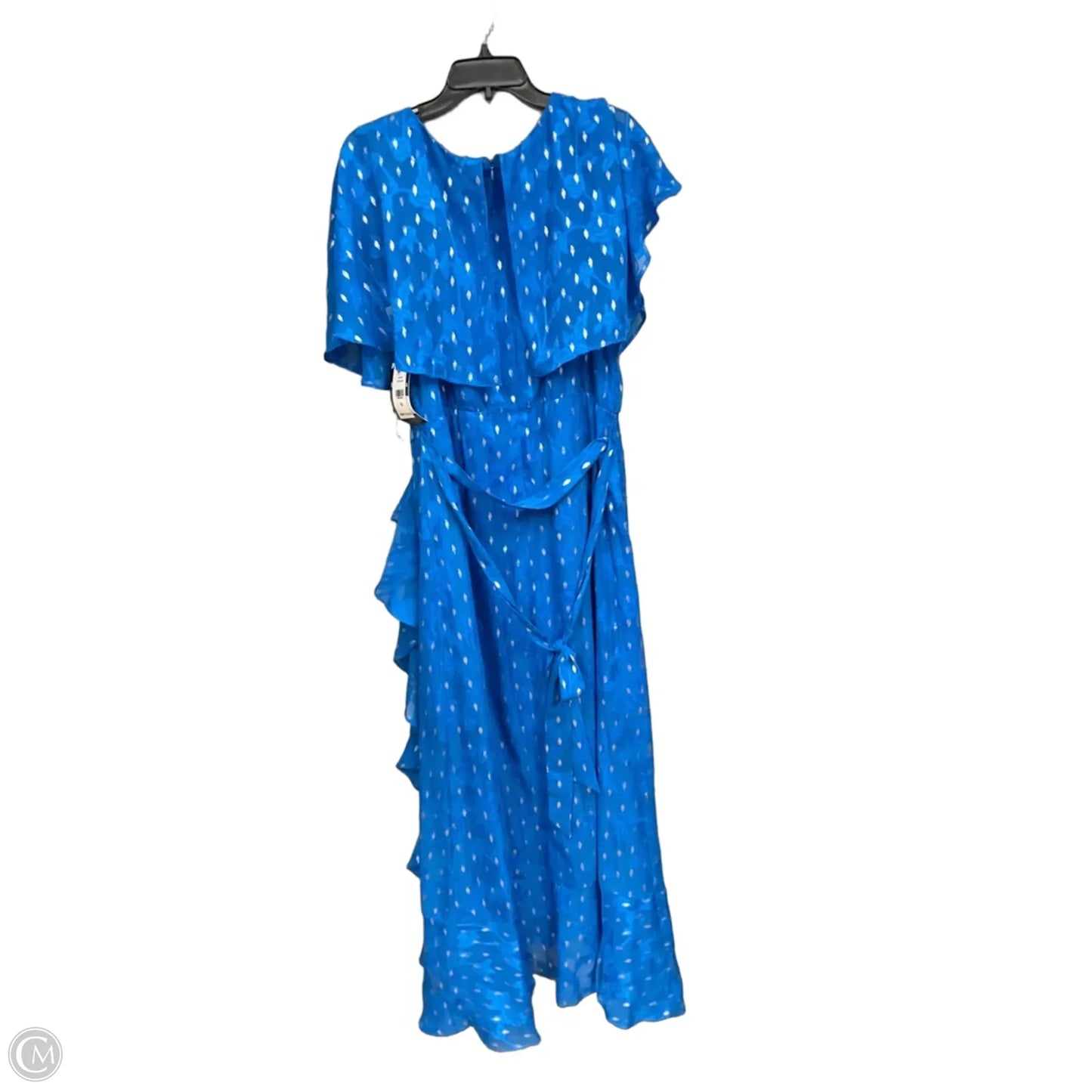 Dress Casual Maxi By Clothes Mentor In Blue & Silver, Size: Xl
