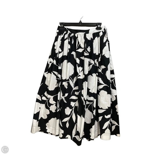 Skirt Designer By Kate Spade In Black & White, Size: 4