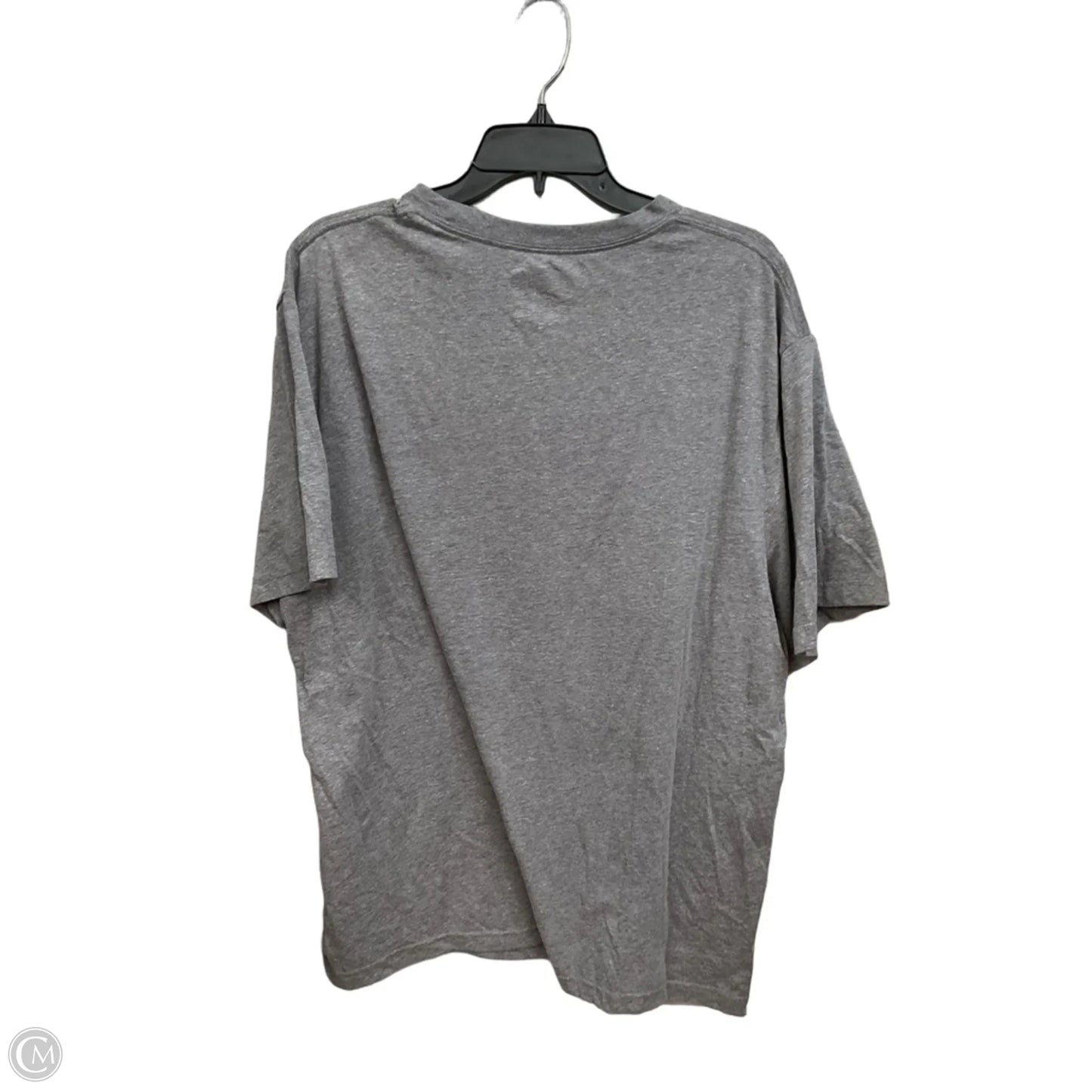 Top Short Sleeve By Nfl In Grey, Size: 2x