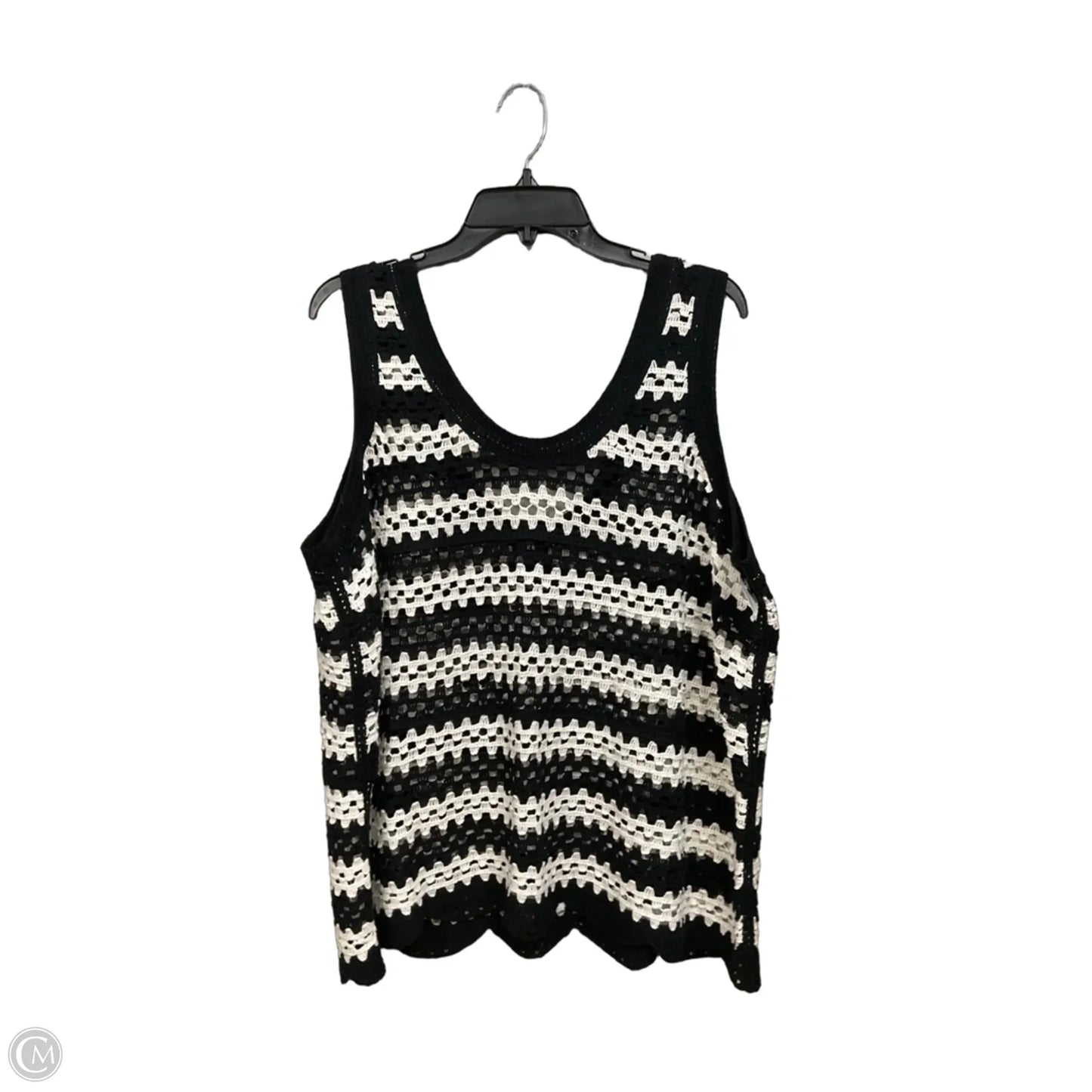 Top Sleeveless By Torrid In Striped Pattern, Size: 1x