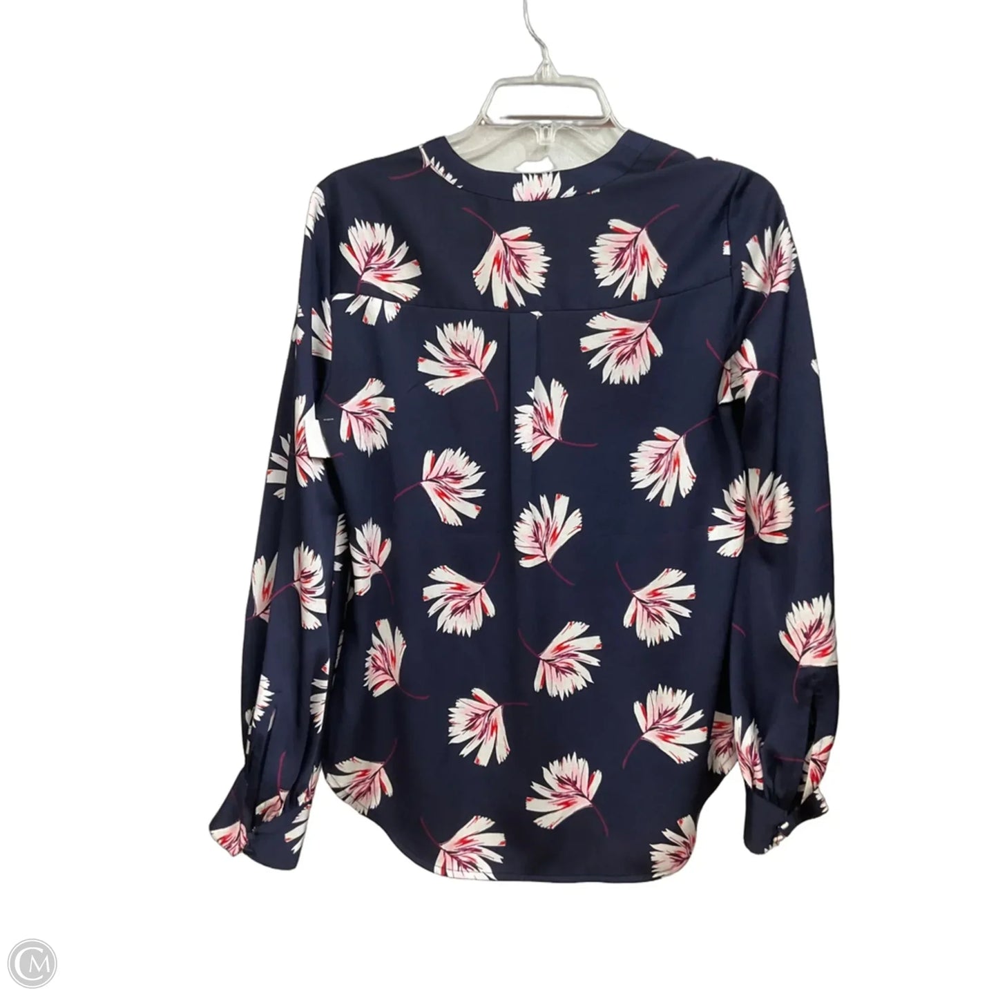 Blouse Long Sleeve By Express In Floral Print, Size: S