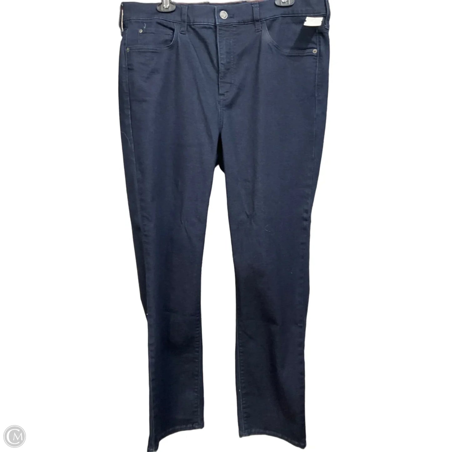 Jeans Straight By Eddie Bauer In Blue Denim, Size: 16