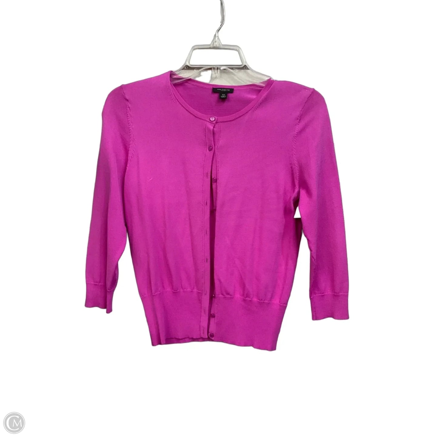 Cardigan By Ann Taylor In Purple, Size: Xs
