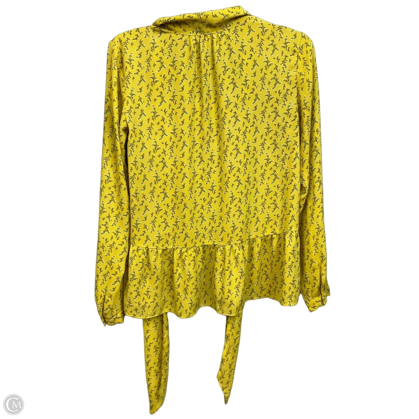 Blouse Long Sleeve By Loft In Floral Print, Size: Xs