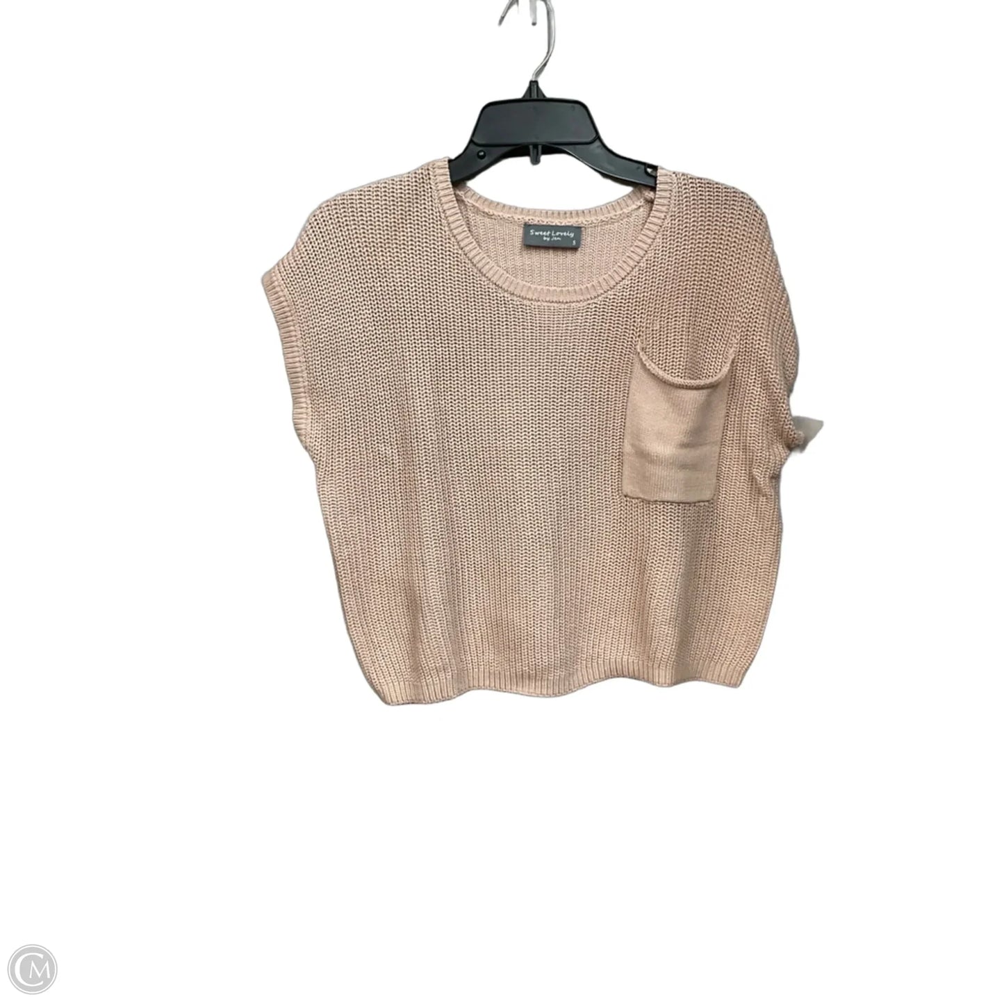 Top Short Sleeve By Sweet Lovely In Pink, Size: S
