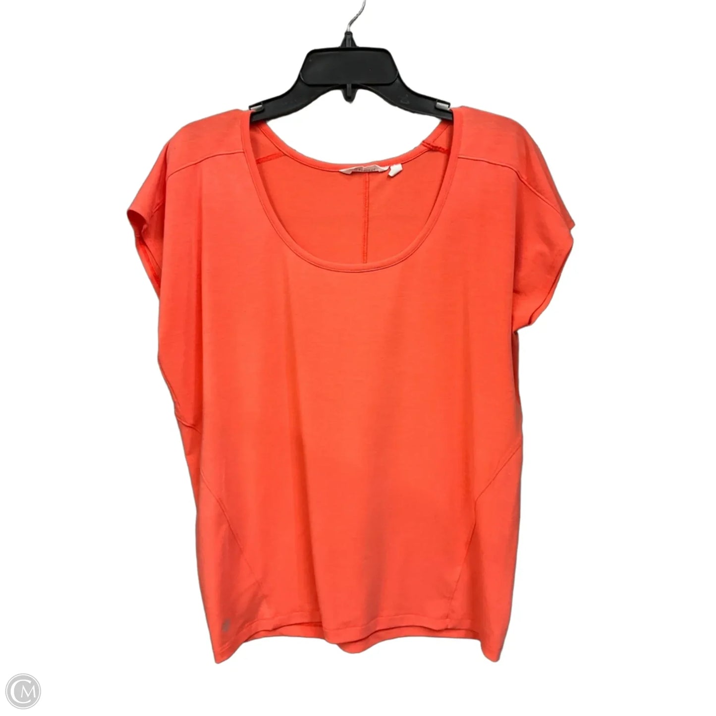 Athletic Top Short Sleeve By Athleta In Coral, Size: M