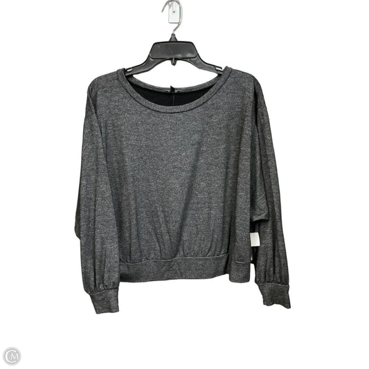 Top Long Sleeve By Express In Grey, Size: S