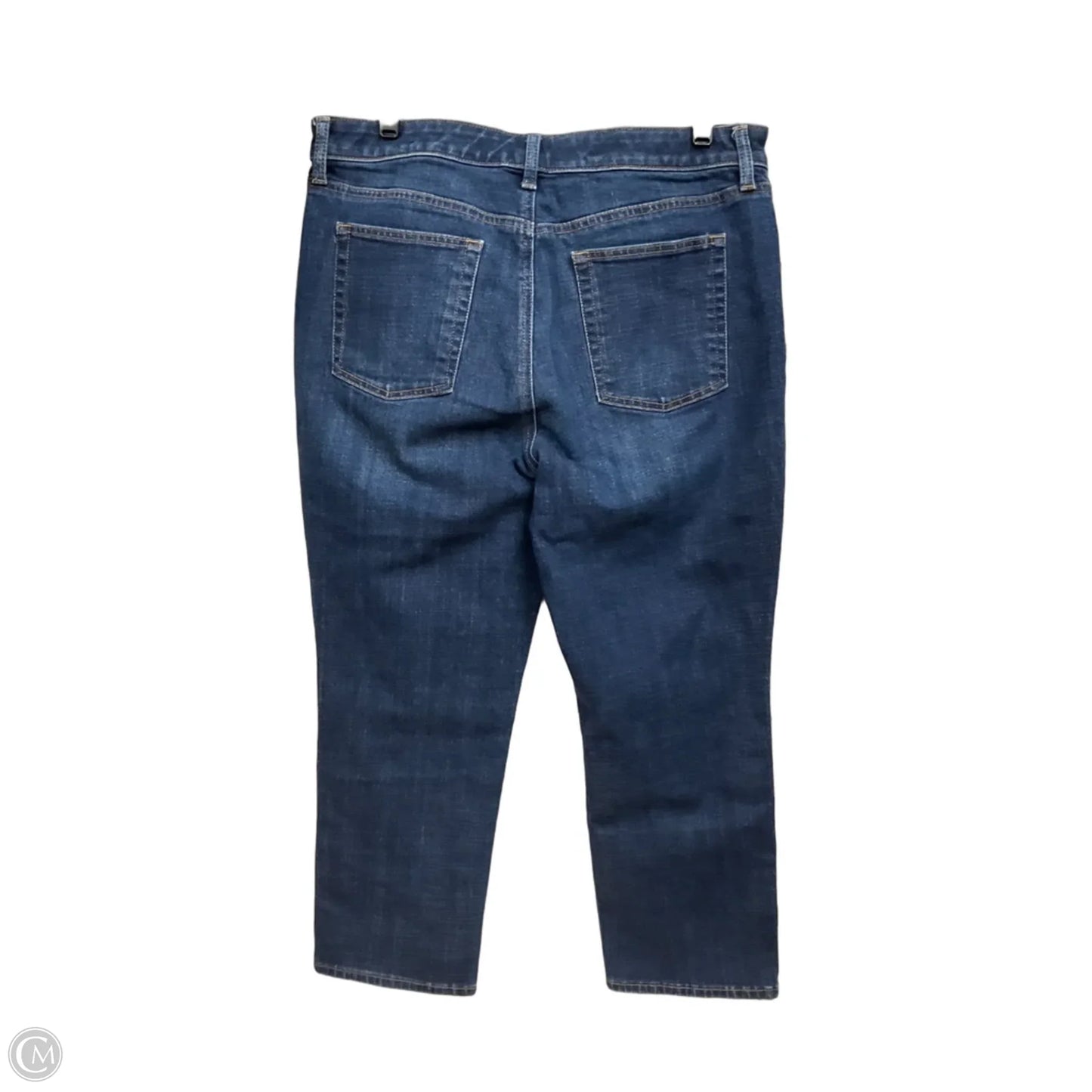 Jeans Straight By Talbots In Blue Denim, Size: 14p