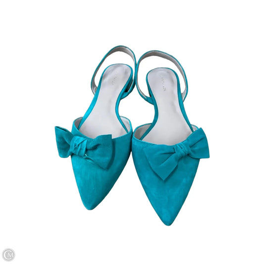 Shoes Flats By Ann Taylor In Green, Size: 8
