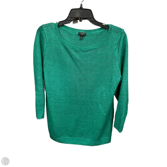 Top 3/4 Sleeve By Talbots In Green, Size: Lp